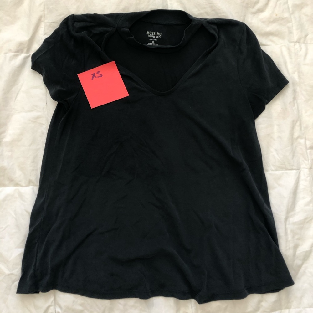 Choker Neck Cut-Out Top